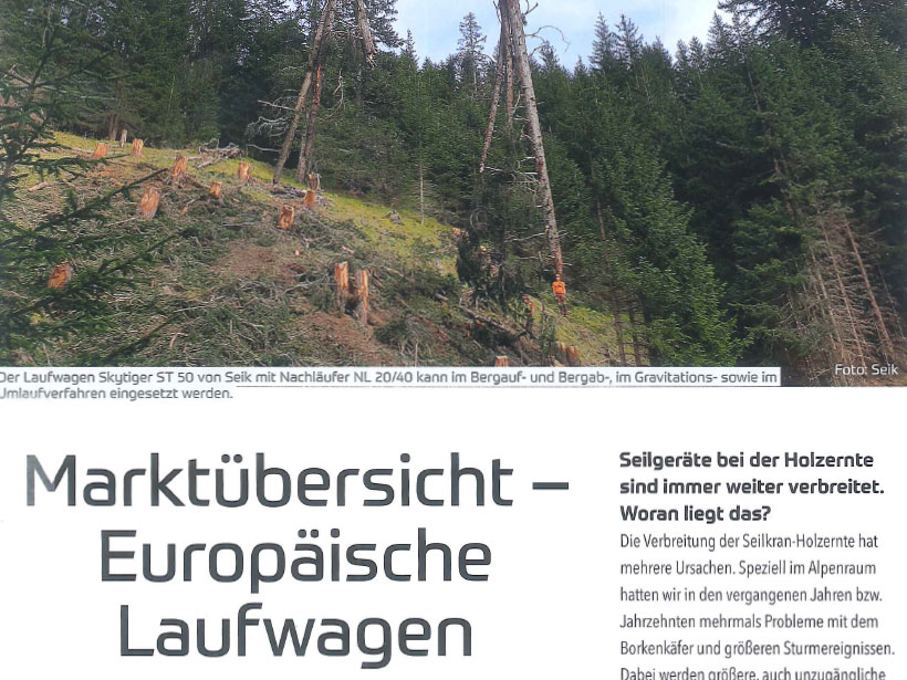 Uniforest in den Medien: Forstzeitung 08/2023